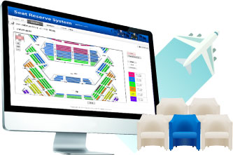 座席予約システム 導入実績 イメージ